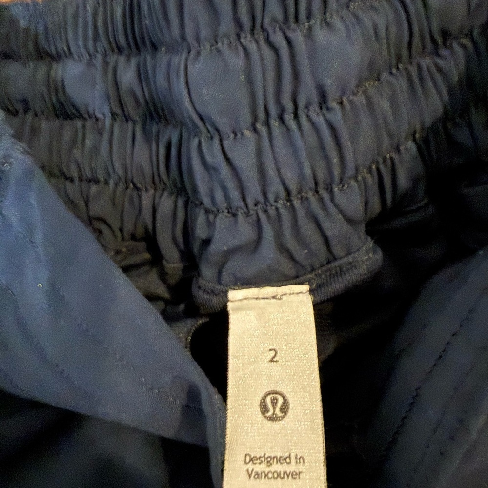 lululemon athletica Navy Women's Athletic Shorts - Picture 2 of 4
